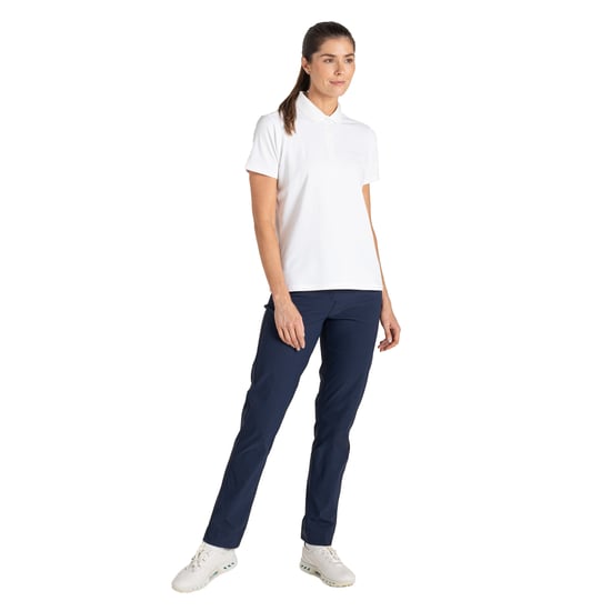 Craghoppers Dames Thornbury Nosilife Korte Mouwen Golf Polo Shirt (Wit) - Image 5