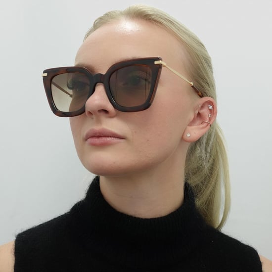 Jimmy Choo Zonnebril Ciara/G/S Ocy Ha Glitter Havana Bruin Verloop - Image 6