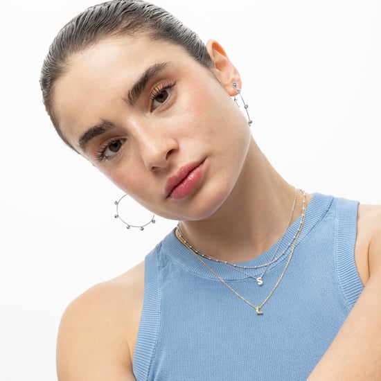 Luxenter Sterling Zilver 925 Ketting met Veelkleurige Zirkonia Afgewerkt in 18K Geel Goud - Alfabet - Image 5