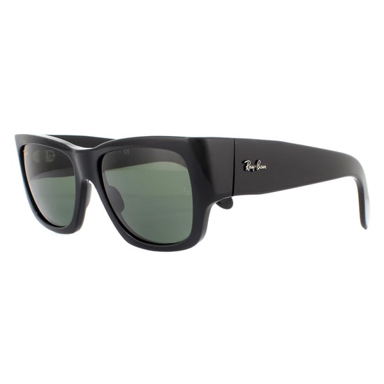 Ray-Ban Zonnebril Nomad RB2187 901/31 Glanzend Zwart Groen G-15 - Image 2