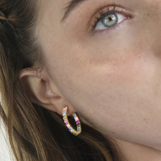 Luxent Sterling Zilver 925 Oorbellen met Veelkleurige Zirkonia's in 18K Geel Goud - Azarlo - Image 4