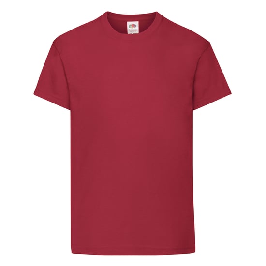 Fruit of the Loom Origineel T-shirt voor kinderen (Baksteen Rood) - Image 1