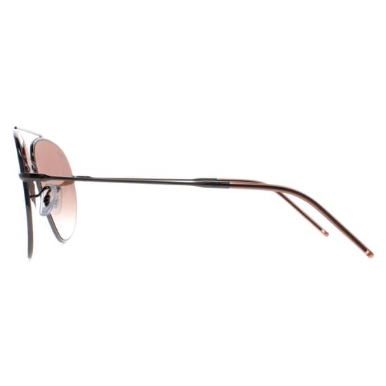 Ray-Ban Aviator Unisex Gunmetal Brown Gradient RB0101S Aviator Achterzijde - Image 3