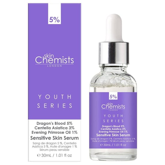 skinChemists Anti-aging serum voor de gevoelige huid met drakenbloedextract 5% en centella asiatica 3% (30 ml) - Image 1