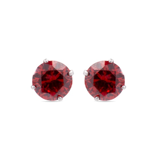 Luxenter oorbellen, 925 sterling zilver en oranje hydrothermale kwarts, gerhodineerd yedia - Image 1