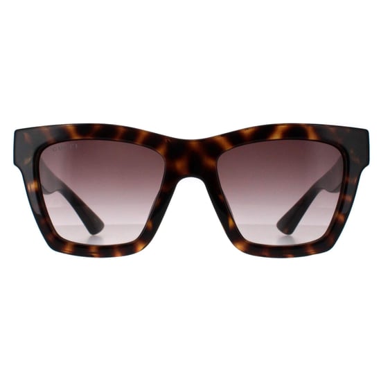 Gucci Square Vrouwen Havana Bruin Gradient Zonnebril GG1714S - Image 1
