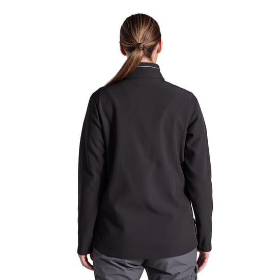 Craghoppers Dames Expert Basecamp II Soft Shell Jas (Zwart) - Image 3