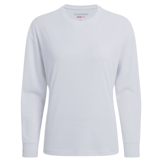 Craghoppers Dames Nosilife Langsleeve T-shirt (Wit) - Image 2