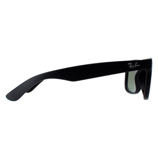 Ray-Ban Zonnebril Justin 4165 622/55 Rubber Zwart Blauw Mirror - Image 4