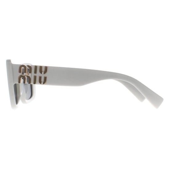 Miu Miu MU07YS 1425S0 wit donkergrijs zonnebril - Image 3