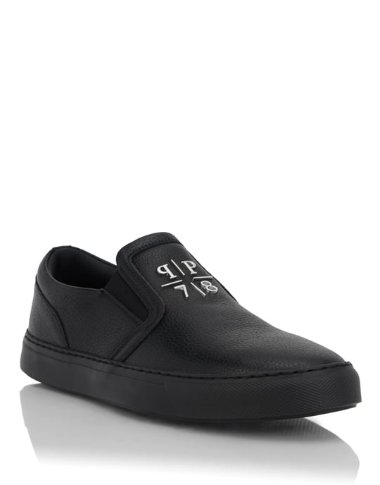 Deer Print Leather Slip On - Image 1