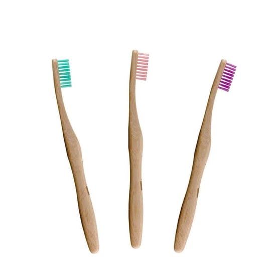 Dr. Botanicals Pastel bamboe tandenborstelset - Image 1