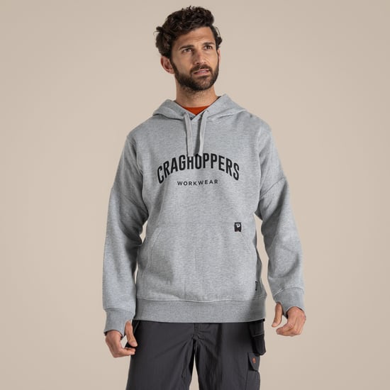 Craghoppers Heren Workwear Oulston Hoodie (Zachtgrijs mergel) - Image 4