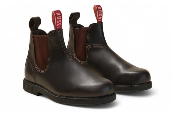 Rossi 607 Booma Bruine Leren Chelsea Boots - Image 3