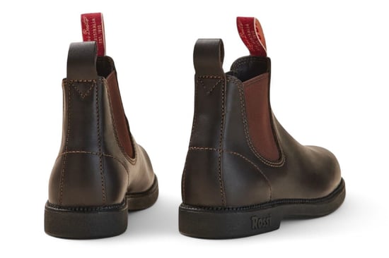 Rossi 607 Booma Bruine Leren Chelsea Boots - Image 5