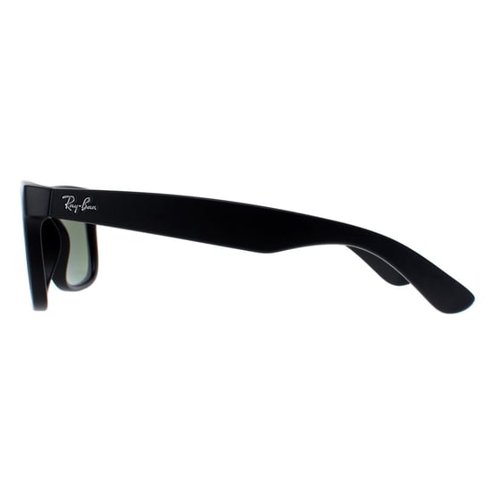 Ray-Ban Zonnebril Justin 4165 622/55 Rubber Zwart Blauw Mirror - Image 3