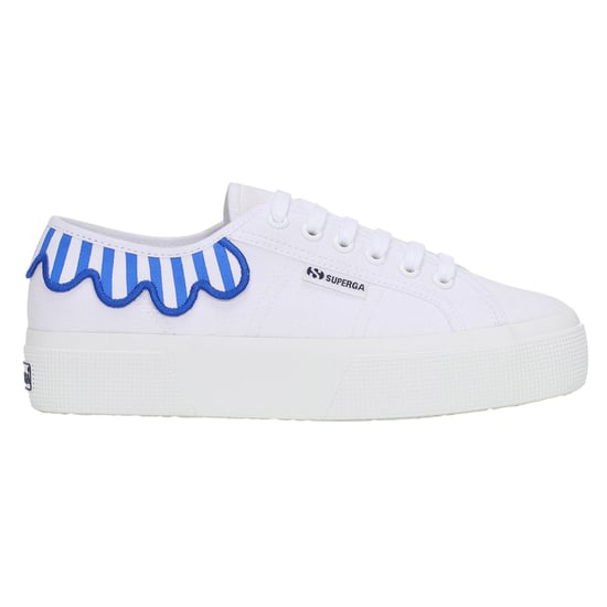 Superga Volwassen 3740 Leggera Umbrella Platform Trainers (Oogverblindend Blauw/Wit) - Image 1