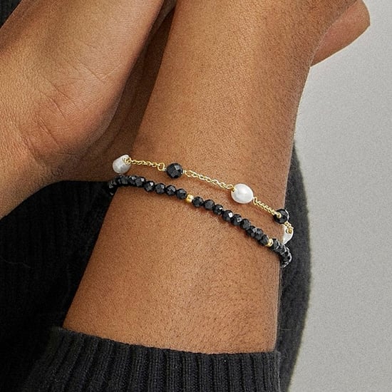 Luxere armband, gemaakt van metaallegering en hydrothermische onyxkwarts met 18K vergulde afwerking - Image 3