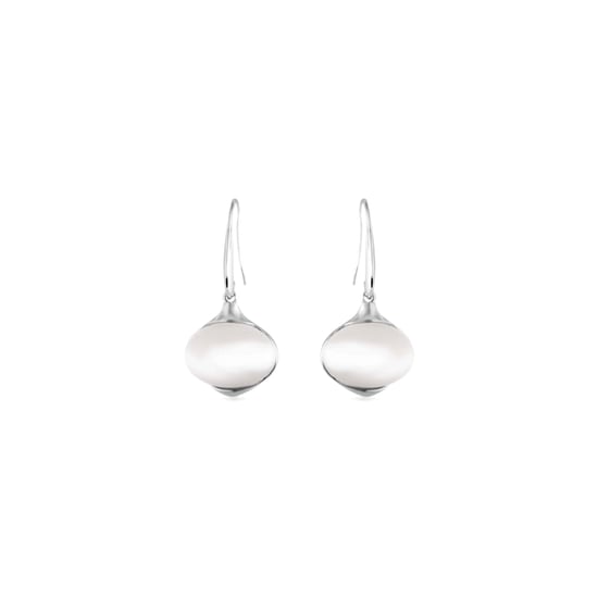 Luxenter, Jelani Cat's Eye oorbellen met gerhodineerde afwerking - Image 1