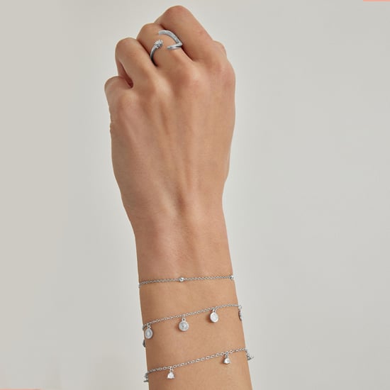 Luxenter Kisain Armband, gerhodineerd met briljant zirkonia - Image 2