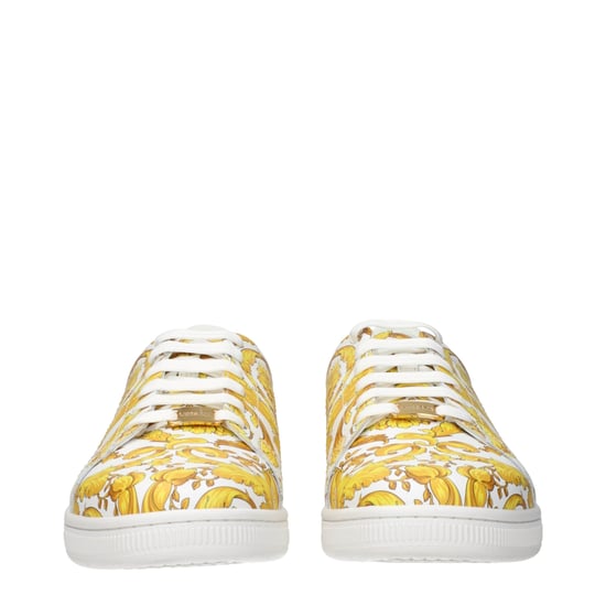 Versace Witte Leren Sneakers - Image 3