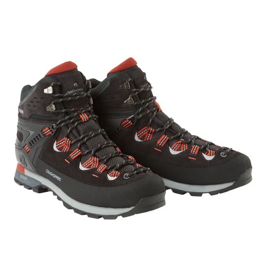Craghoppers Volwassen uniseks Dura Pro Suède wandelschoenen (Zwarte peper/sinaasappelrood) - Image 4