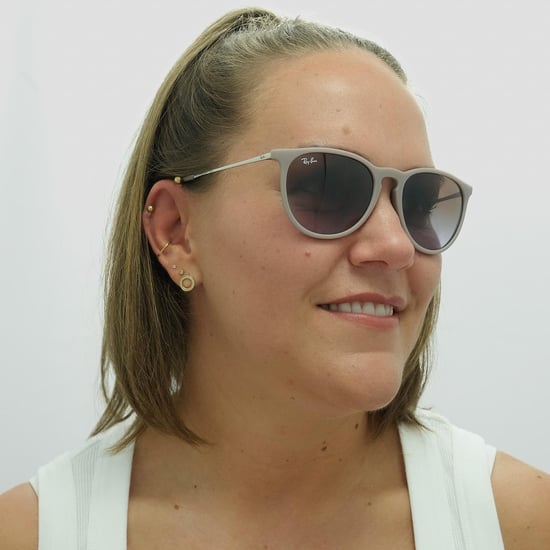 Ray-Ban Zonnebril Erika 4171 600068 Donker Rubberen Zand Bruin Verloop - Image 5