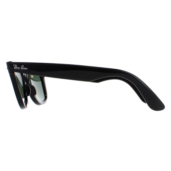 Ray-Ban Zonnebril Wayfarer 2140 901 Zwart Groen G-15 Medium 50mm - Image 3