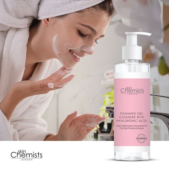 skinChemists Schuimende anti-aging reinigingsgel met hyaluronzuur 200 ml - Image 3