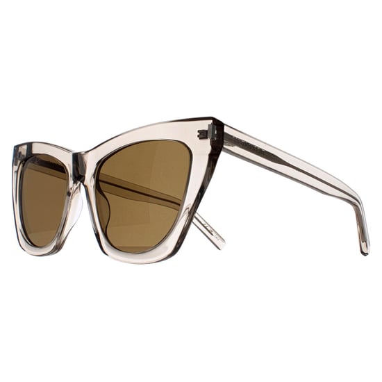Saint Laurent Kat-Oog Dames Transparant Beige Bruin SL214 Kate - Image 2