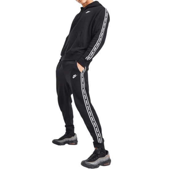 Nike Aries Club Tape Mens Joggers In Black - Image 4