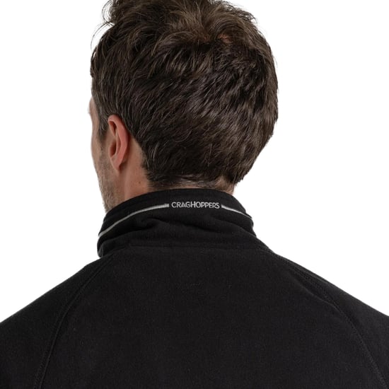 Craghoppers Heren Corey VI Half Zip Fleece Top (Zwart) - Image 4