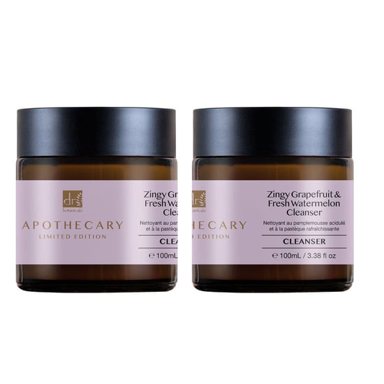 Dr. Botanicals Frisse grapefruit- en watermeloen anti-aging reiniger 100 ml x 2 - Image 1