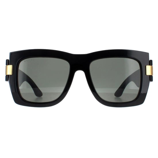 Gucci Vierkant Dames Zwart met Goudgrijs GG1688S - Image 1