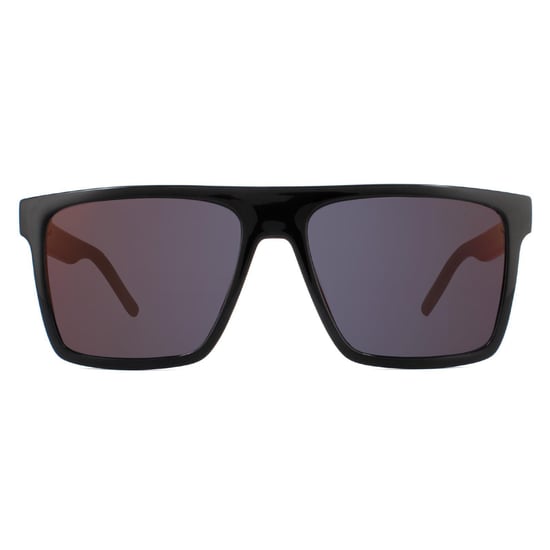 Hugo van Hugo Boss Square Mens Black Red zonnebril - Image 1