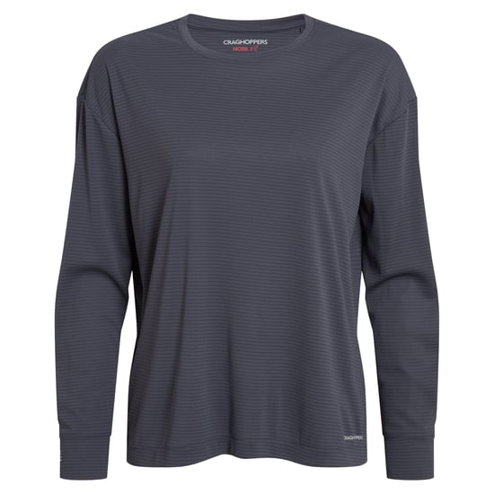 Craghoppers Dames Nosilife Langsleeve T-Shirt (Anthraciet) - Image 2