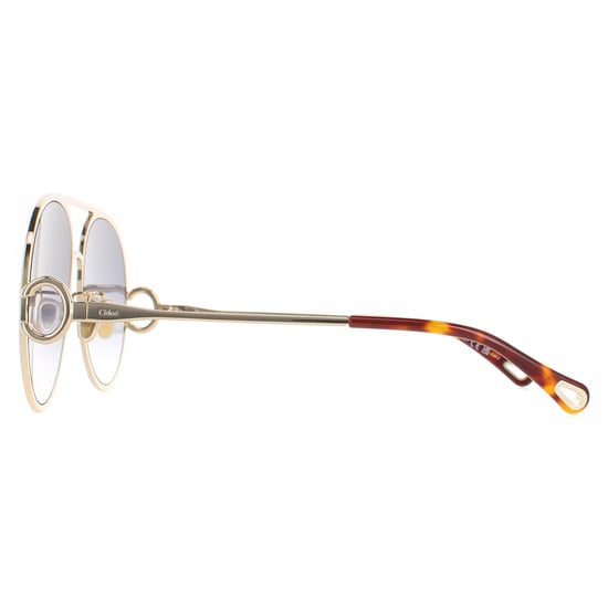 Chloe Aviator Dames Gold Zwart Grijs Gracient CH0145S - Image 3