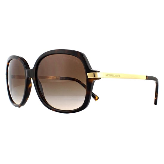 Michael Kors Square dames donkere schildpad goud bruin gradiënt zonnebril - Image 2