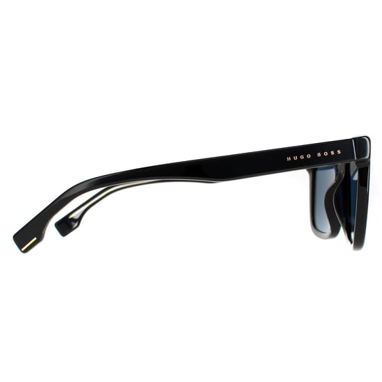 Hugo Boss Square Mens Black Brown Gold Mirrored Boss 1317/S - Image 4
