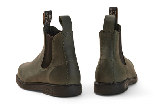 Rossi 607 Booma Moss Olijfgroene Leren Chelsea Boots - Image 3