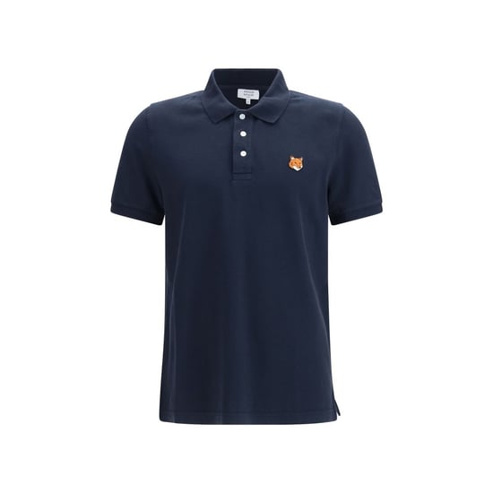 Maison Kitsuné Blauwe Katoenen Poloshirt - Image 1