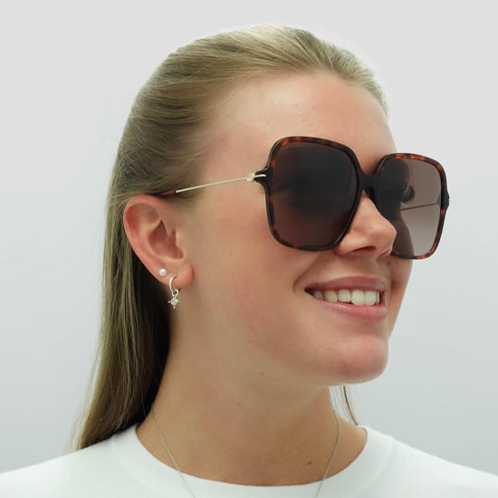 Gucci GG1267S 002 donker havana bruin gradiënt zonnebril - Image 6