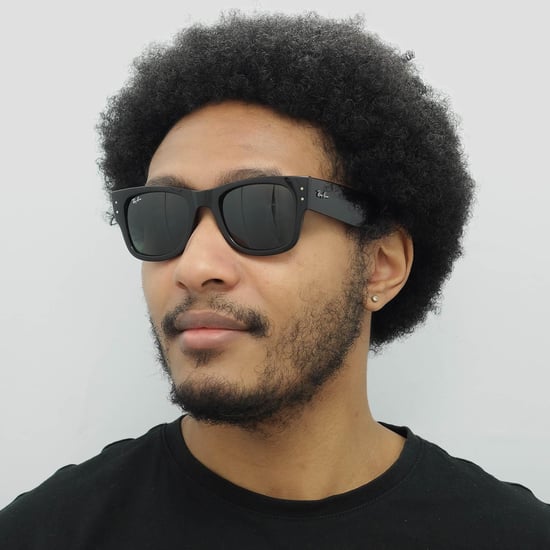 Ray-Ban Vierkant Unisex Gepolijst Zwart Groen RB0840S Mega Wayfarer - Image 6
