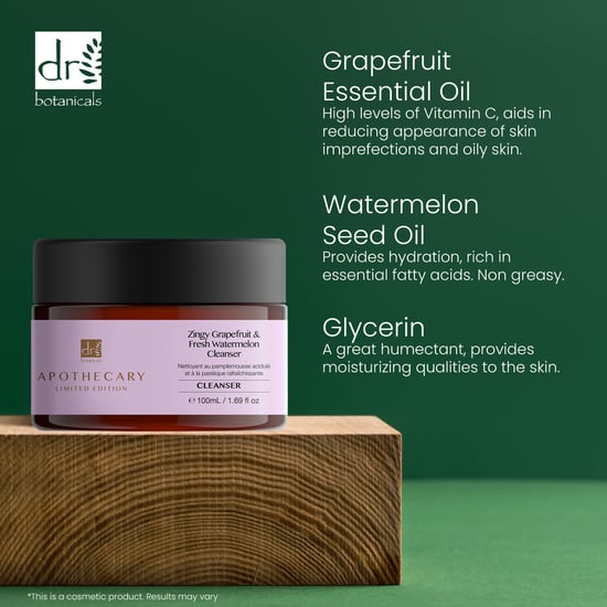 Dr. Botanicals Frisse grapefruit- en watermeloen anti-aging reiniger 100 ml x 2 - Image 3