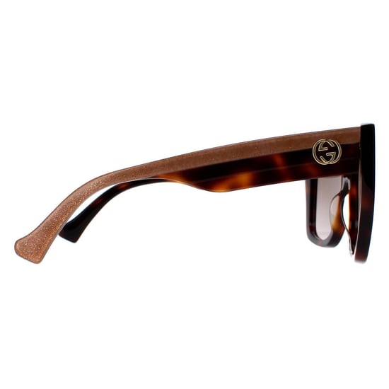 Gucci GG1300S 003 havana kristal bruin gradiÃ«nt zonnebril - Image 4