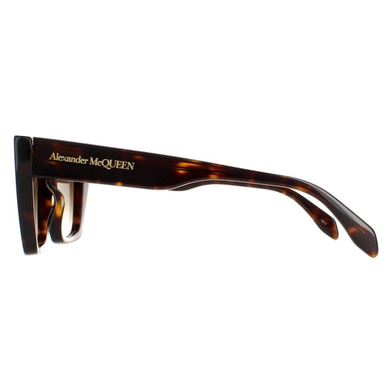 Alexander McQueen Cat Eye Dames Dark Havana Bruin Gradiënt AM0299S - Image 3
