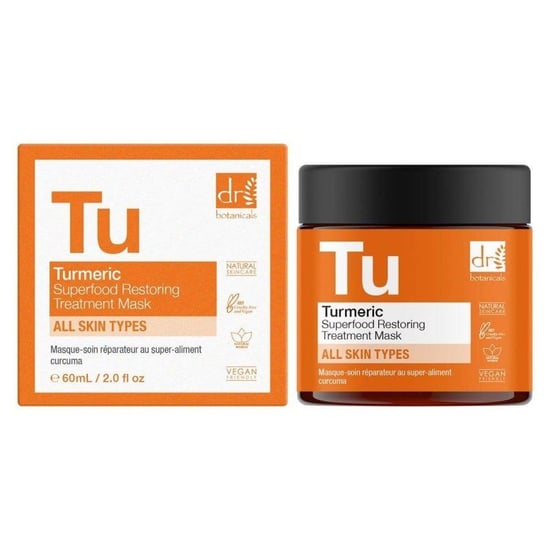 Dr. Botanicals Kurkuma Superfood Anti-Aging Herstellend Masker 60ml - Image 1