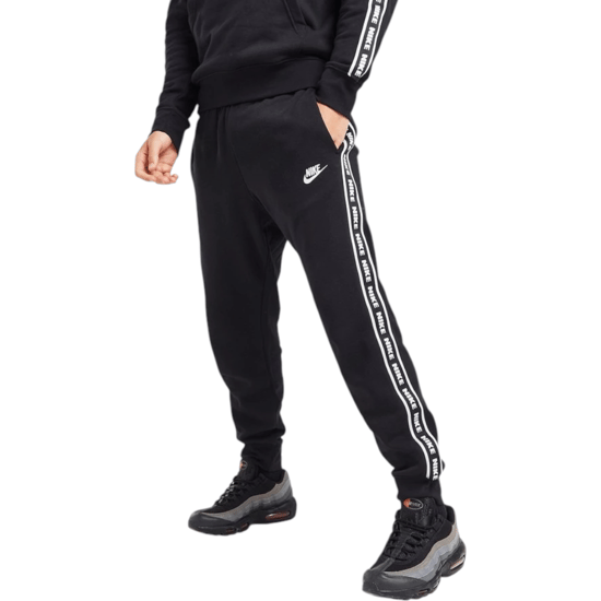 Nike Aries Club Tape Mens Joggers In Black - Image 1