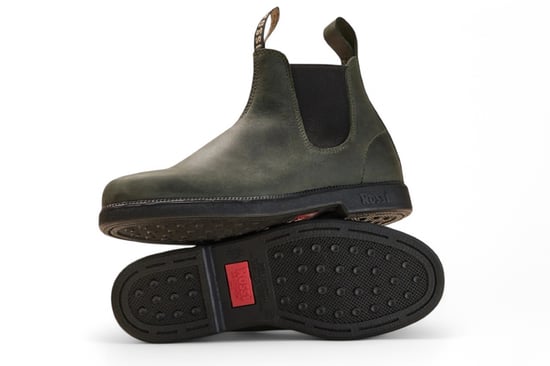 Rossi 607 Booma Moss Olijfgroene Leren Chelsea Boots - Image 2