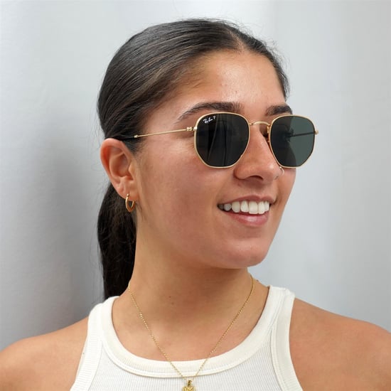 Ray-ban zonnebril zeshoekige RB3548N 001/58 Gold G-15 groen gepolariseerd - Image 5